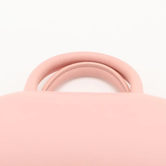 Ferragamo Hug Mini Leather Two-Way Handbag Nylund Pink - Picture 6 of 13